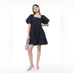 OAK + FORT Black Mini Dress